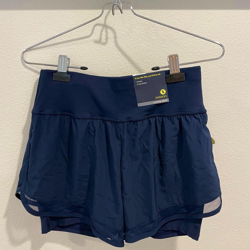 High rise running shorts
